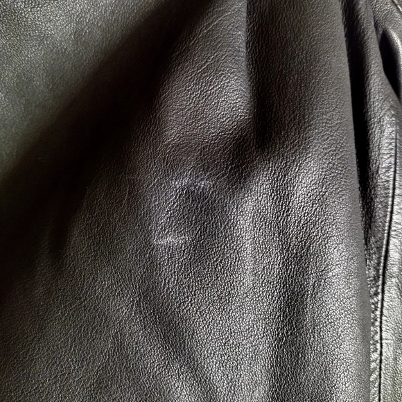 Vince buttery soft leather double breasted crop sleeves jacket sz 4 - Picture 9 of 10